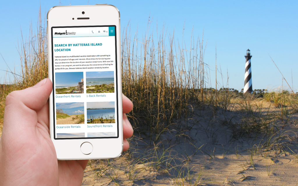 Midgett Realty Rezfusion Custom bluetent