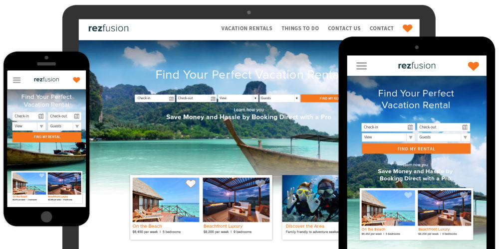 rezfusion responsive booking website