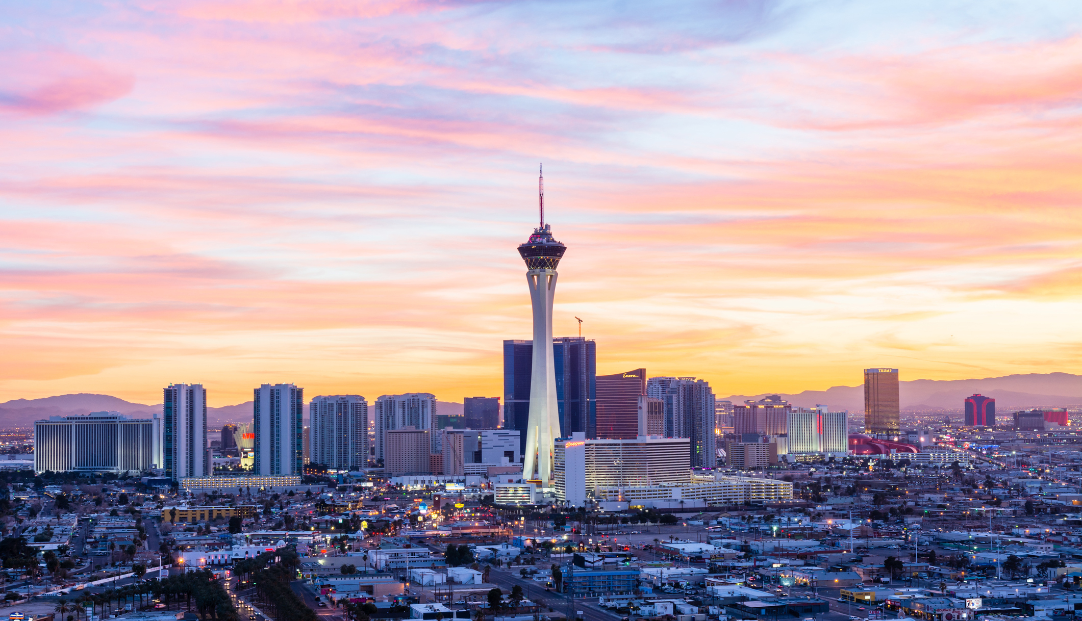 Las Vegas Skyline bluetent