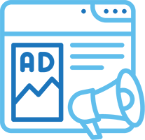 Digital advertising icon